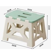 Small Portable Plastic Stool – 25cm Height Ultra Lightweight 2kg, 80kg Capacity | One-Piece Molded UV Resistant Colorfast Plastic | UAE Kids Garden Indoor Compact Seating Essential